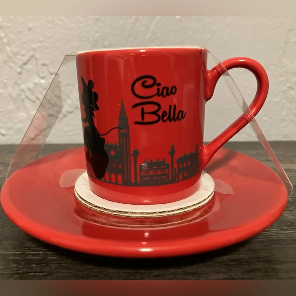 Minnie Mouse Italy 🇮🇹 Ciao Bella Expresso set - Picture 6 of 11